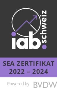 SEA Zertifizierung durch die IAB Switzerland Association